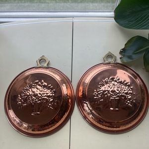 Copper Mold with Brass Handles